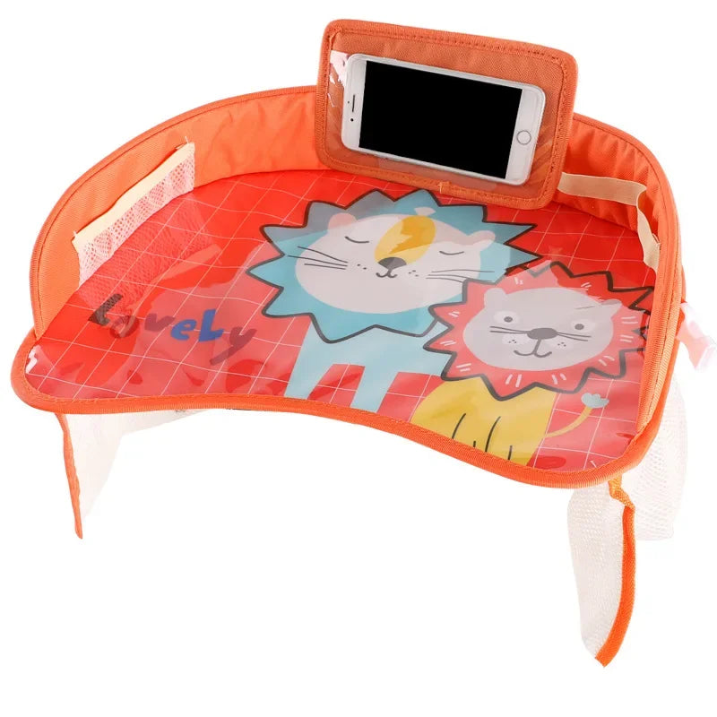 Dryyver KidsTable™ - Tablette de Voyage pour Enfants avec motif lion parfaite pour divertir les enfants pendant les voyages.