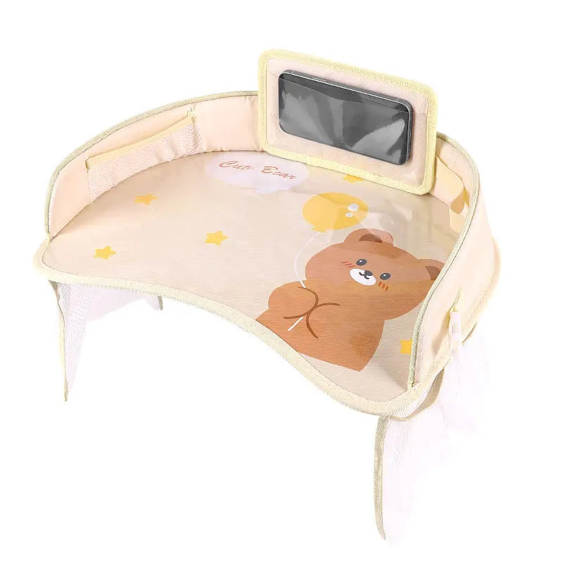 Dryyver KidsTable™ - Tablette de Voyage pour Enfants avec motif ourson parfaite pour divertir les enfants pendant les voyages.