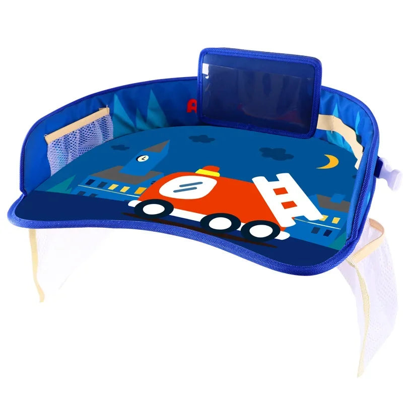Dryyver KidsTable™ - Tablette de Voyage pour Enfants avec motif pompier parfaite pour divertir les enfants pendant les voyages.
