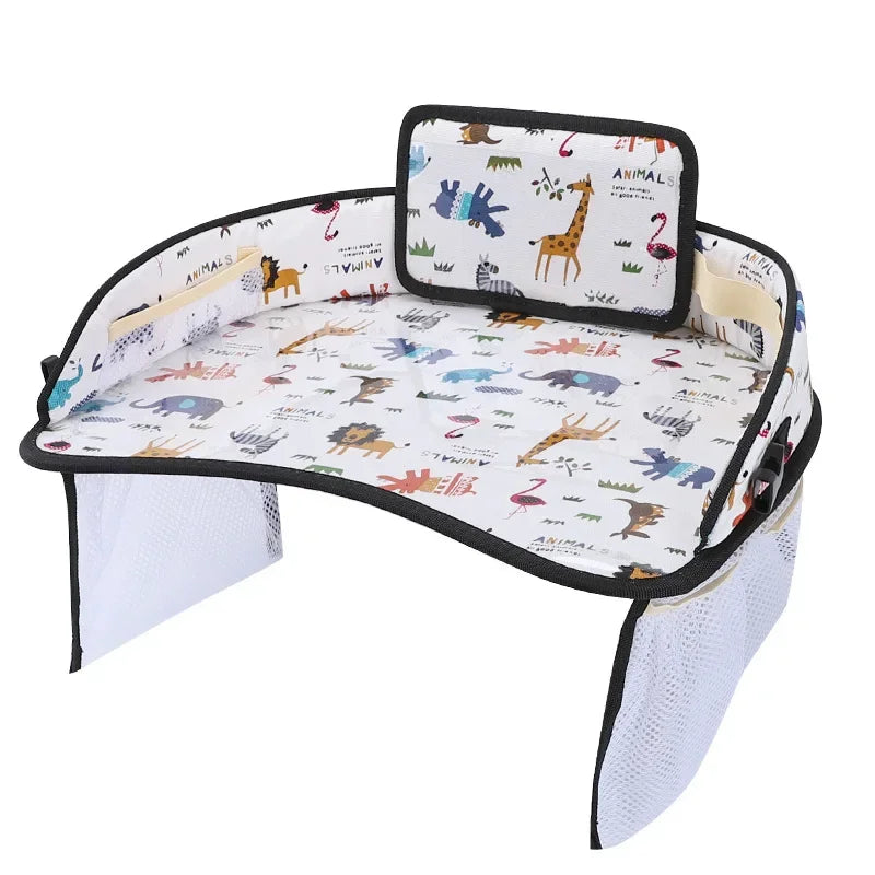 Dryyver KidsTable™ - Tablette de Voyage pour Enfants avec motif savane parfaite pour divertir les enfants pendant les voyages.