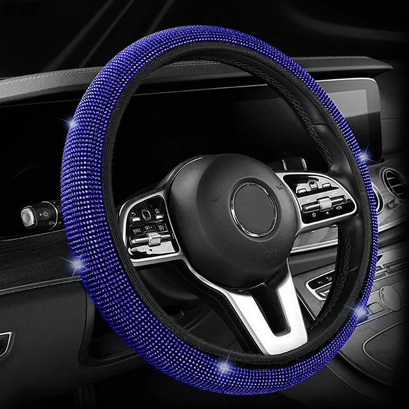 Dryyver Vibe™ GlamShine en bleu saphir brillant, pour une personnalisation unique du volant.