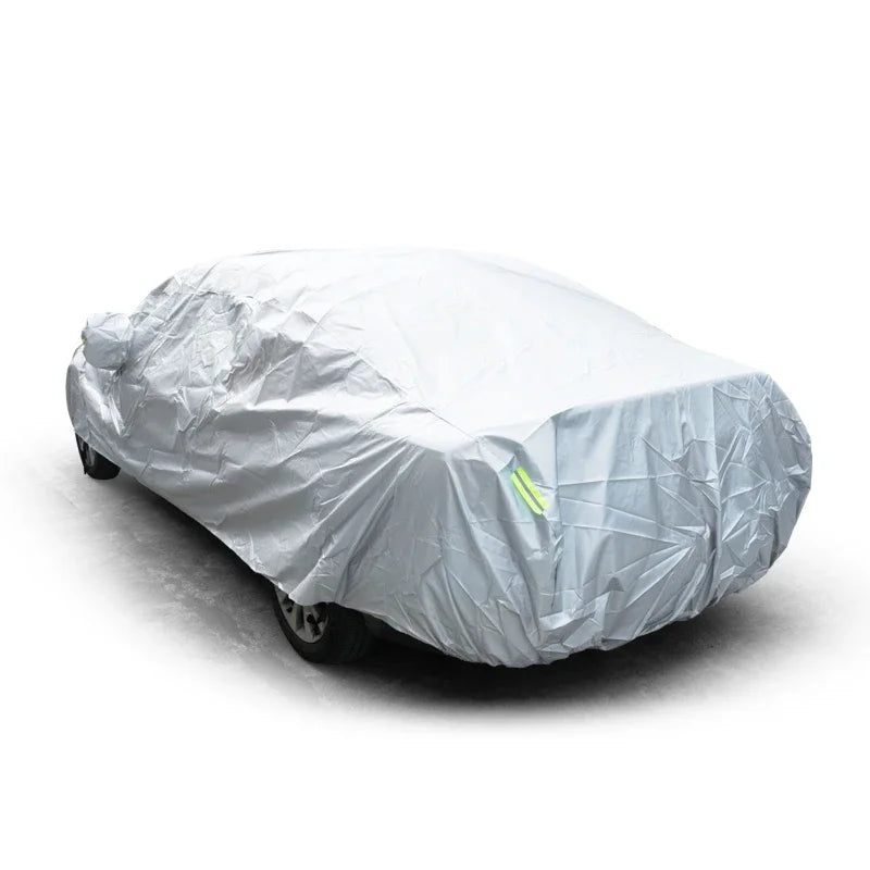 DryyverCover™ bâche de voiture imperméable grise pour une protection optimale contre la pluie et les intempéries