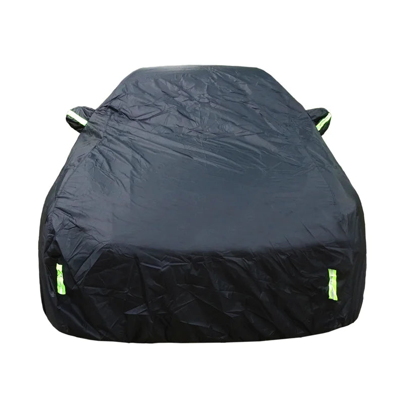 DryyverCover™ bâche de voiture imperméable noire pour une protection optimale contre la pluie et les intempéries