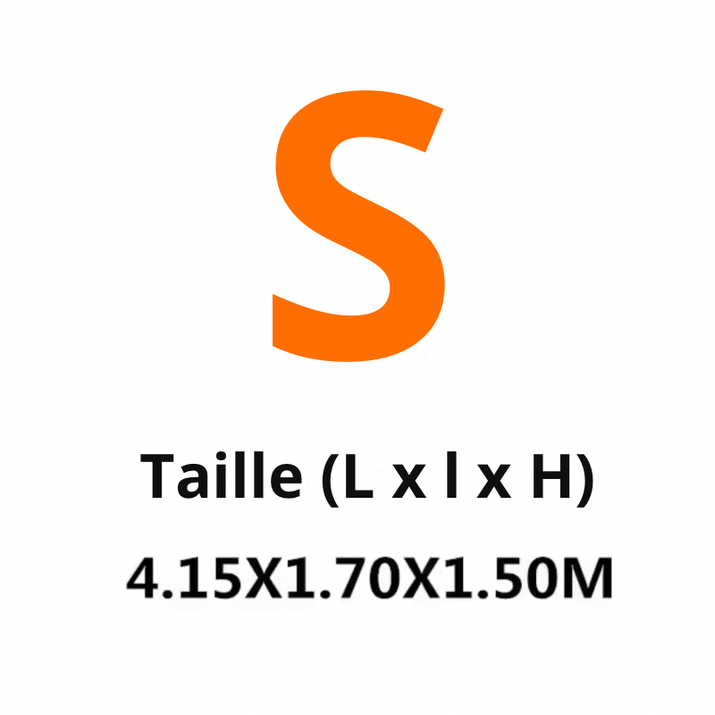 DryyverCover taille S - Housse de voiture 4,15 x 1,70 x 1,50 m