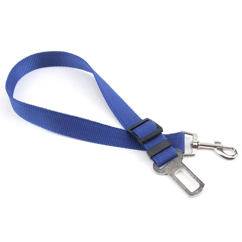 Sangle de sécurité DryyverPetSafe pour chien et chat - Couleur bleue avec attache ceinture en métal