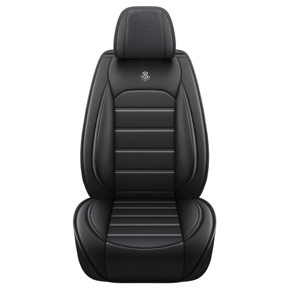 Housse de siège avant DryyverSeat™ pour voiture en couleur noir, offrant confort et style au conducteur.