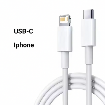 Câble USB-C vers Lightning pour iPhone, charge rapide 35W