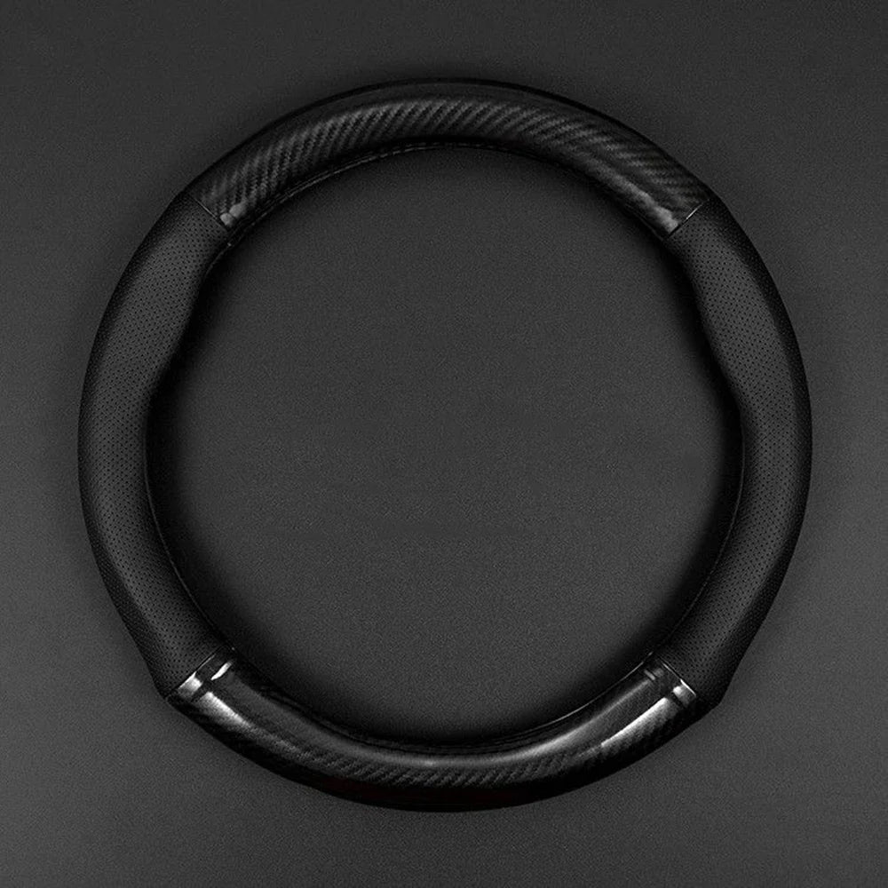 Couvre-volant sport antidérapant en fibre de carbone