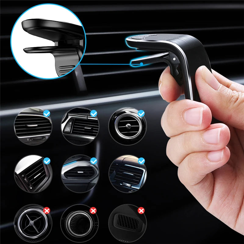 Support Voiture Magnétique MagSafe 360° – Ventouse Puissante Pour IPhone 12 à 16 – Idéal Pare-brise, Miroir, Maison