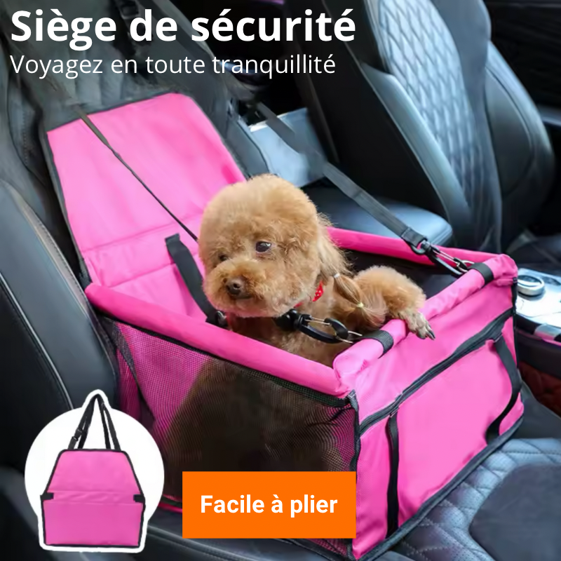 Dryyver PetTravel™ - Siège de Sécurité pour Animaux, Voyagez en Toute Tranquillité avec un Design Facile à Plier