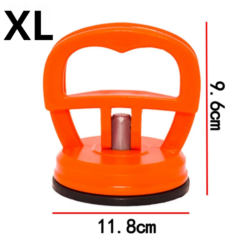 Grande taille de la ventouse Dryyver SuctionFix™ pour débosselage auto, dimensions 11.8 cm x 9.6 cm.