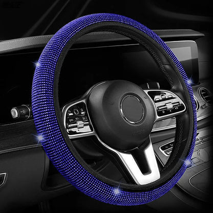 Couvre-volant cristaux Dryyver Vibe™ GlamShine – Brillance glamour & confort élégant - Dryyver - Accessoire auto premium