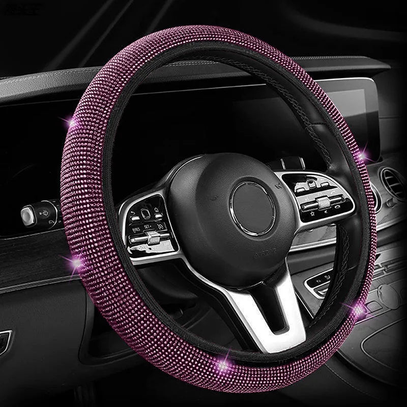  Couvre-volant Dryyver Vibe™ GlamShine rose éclatant, parfait pour les styles féminins et créatifs.