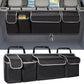 Dryyver TrunkTidy™ avec des sangles réglables pour une installation facile dans n’importe quel coffre de voiture.