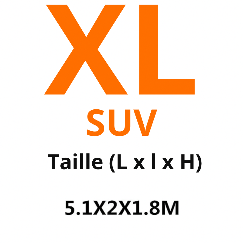 DryyverCover taille XL SUV - Housse de voiture 5,10 x 2,00 x 1,80 m 