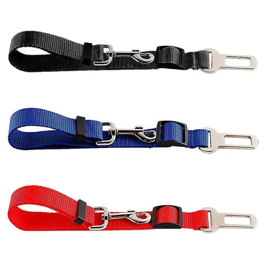 Ensemble de sangles de sécurité DryyverPetSafe pour chien et chat - Coloris noir, bleu, et rouge