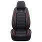 Housse de siège avant DryyverSeat™ pour voiture en couleur noir et rouge, offrant confort et style au conducteur.